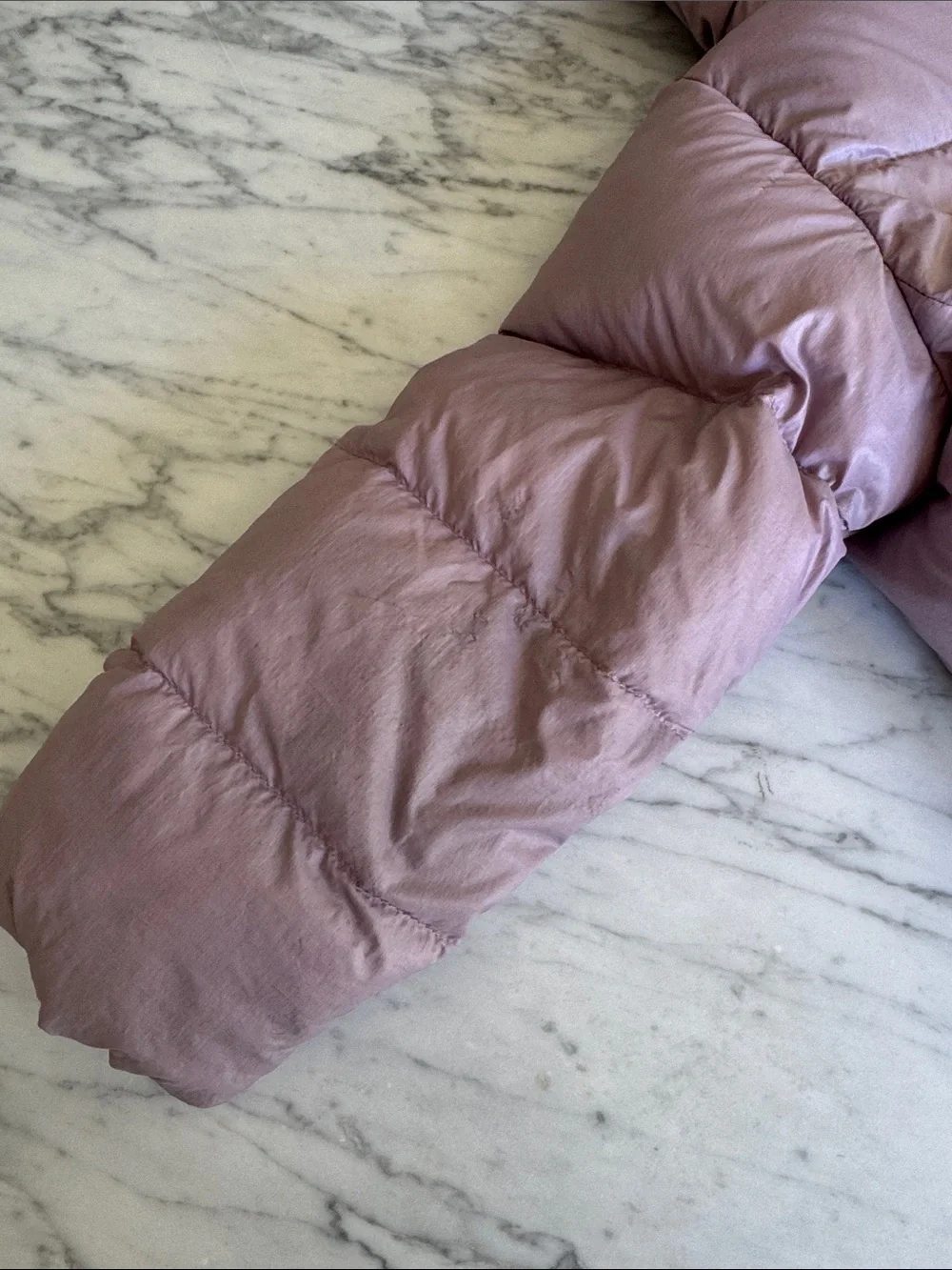 Patagonia Kids hi-loft down jacket mauve